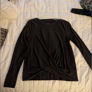 Old Navy Active Breathe On Black Long Sleeve Top